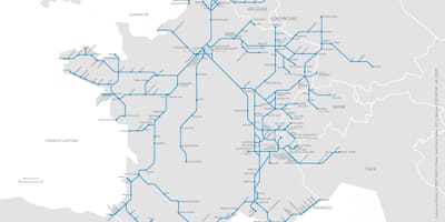 Карта на Марсеј воз