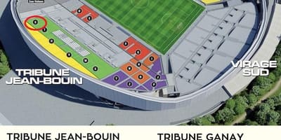 Стад velodrome седење мапа