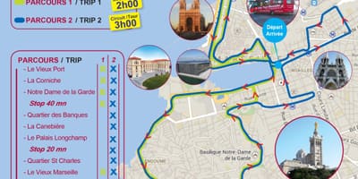 Хоп на хоп исклучите автобус Марсеј франција мапа